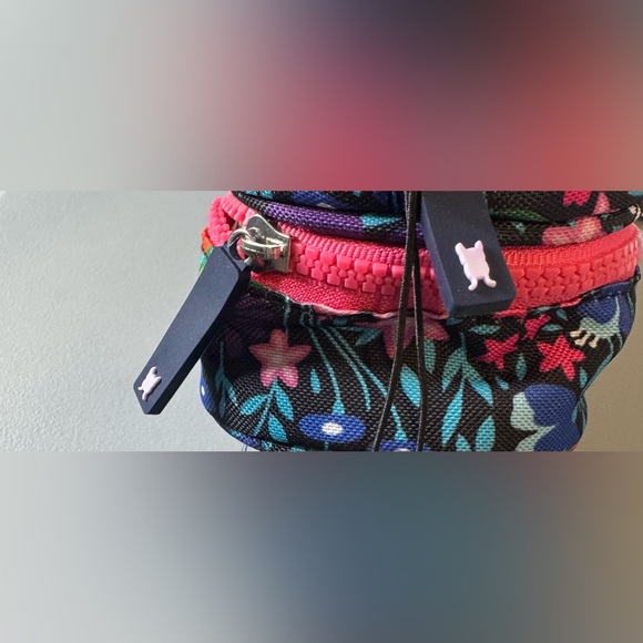 French Bull Floral 2 compartment Cosmetic Bag - Multicolor - Picture 4 of 6